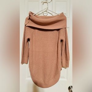 Soft sweater pink color